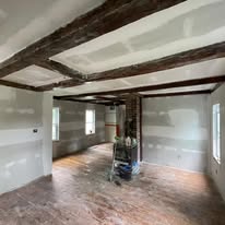 Drywall taping and finishing work